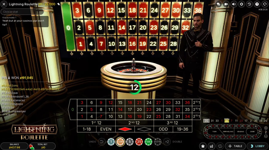 Online Ruletka na żywo