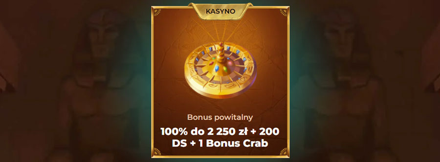 AmunRa: 100% + 200DS na Pierwszą Wpłatę