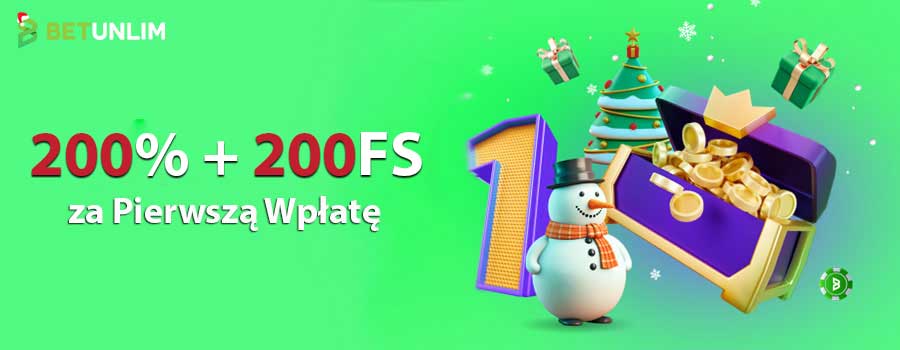 BetUnlim: 200% + 200FS za Pierwszą Wpłatę