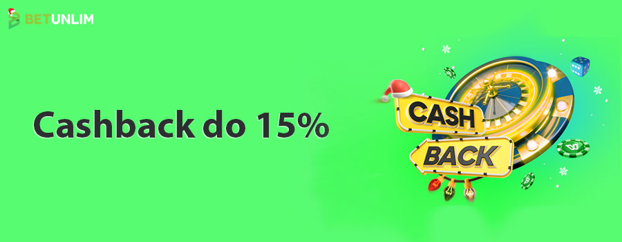 BetUnlim: Cashback do 15%
