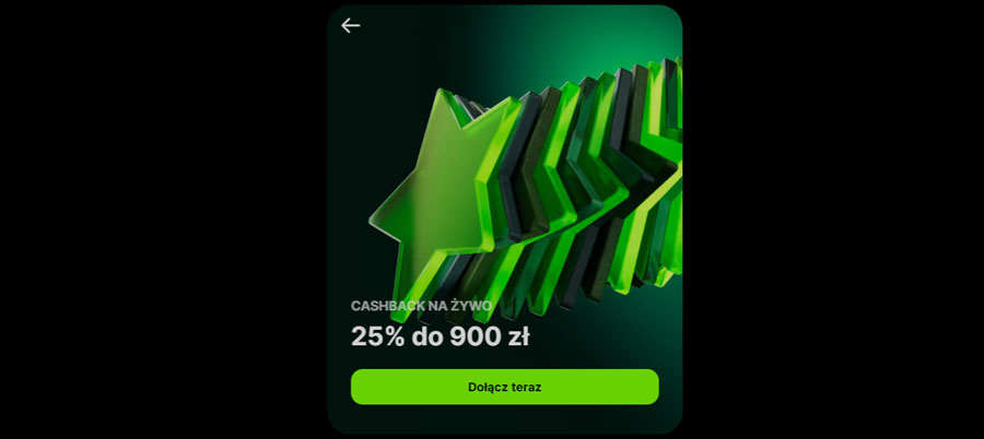 Spinit: Cashback Na Żywo do 25%