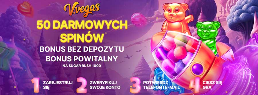 50 Free Spins No Deposit V.Vegas Casino