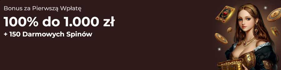 VinciSpin: 100% + 150FS za Pierwszą Wpłatę