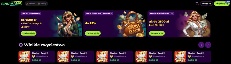 Darmowe Spiny Bez Depozytu 2025 w Spinmama Casino