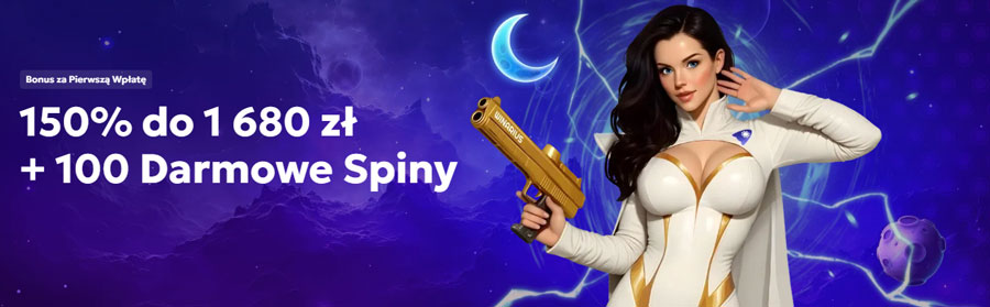 Winarius: 150% + 100FS za Pierwszą Wpłatę