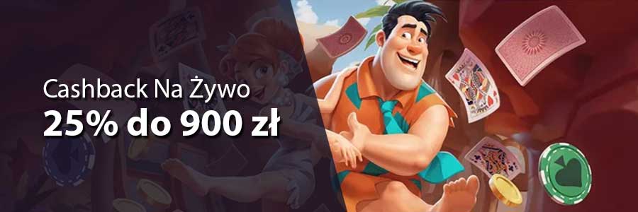 StoneVegas: Cashback Na Żywo 25%