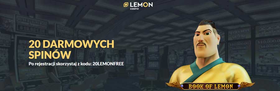 20 Darmowe Spiny Bez Depozytu w Kasyno Lemon