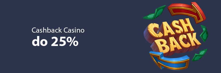 FridayRoll: Cashback Casino do 25%