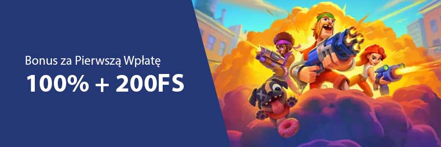 Pistolo: 100% + 200FS za Pierwszą Wpłatę