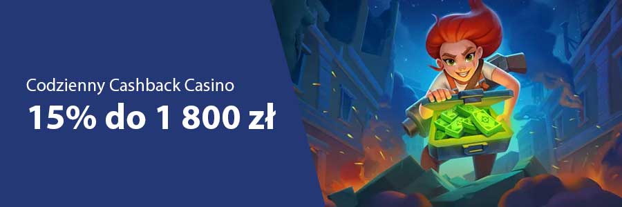 Pistolo: Cashback Casino do 15%